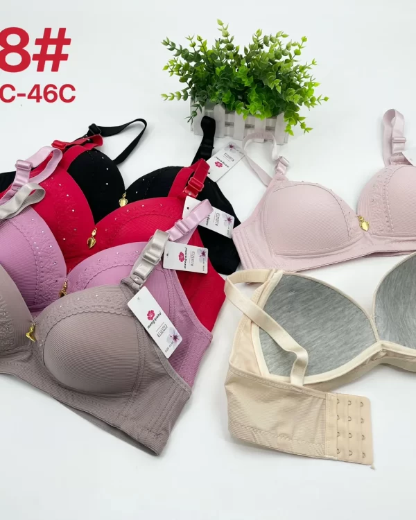 Wholesale Plus Size Lace Trim Bra C Cup (888) - China lingerie manufacturer & supplier