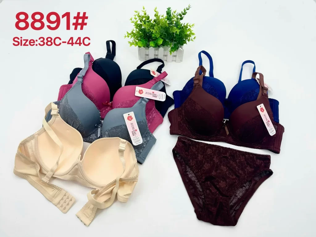 Wholesale Plus Size Bra Set C Cup (8891) - China lingerie manufacturer & supplier