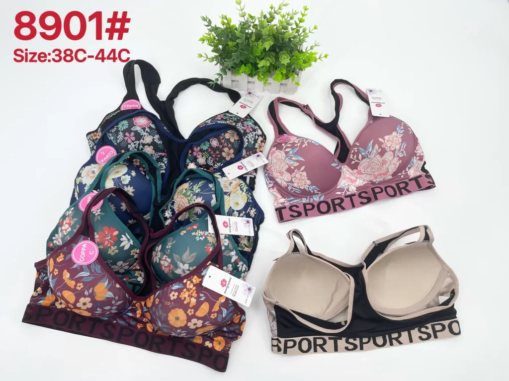 Wholesale Plus Size Sports Bra C Cup (8901) - China lingerie manufacturer & supplier