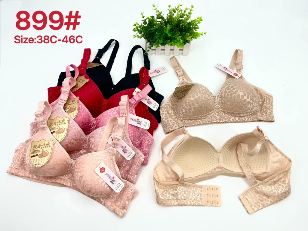 Wholesale Plus Size Lace Trim Bra C Cup (899) - China lingerie manufacturer & supplier