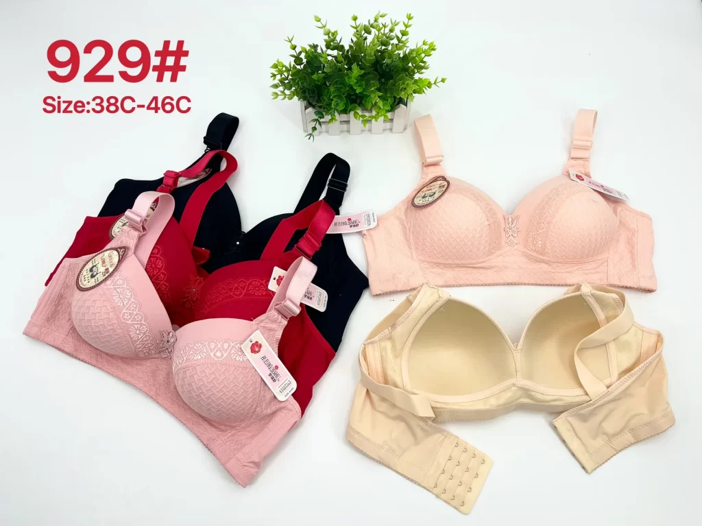 Wholesale Plus Size Lace Trim Bra C Cup (929) - China lingerie manufacturer & supplier