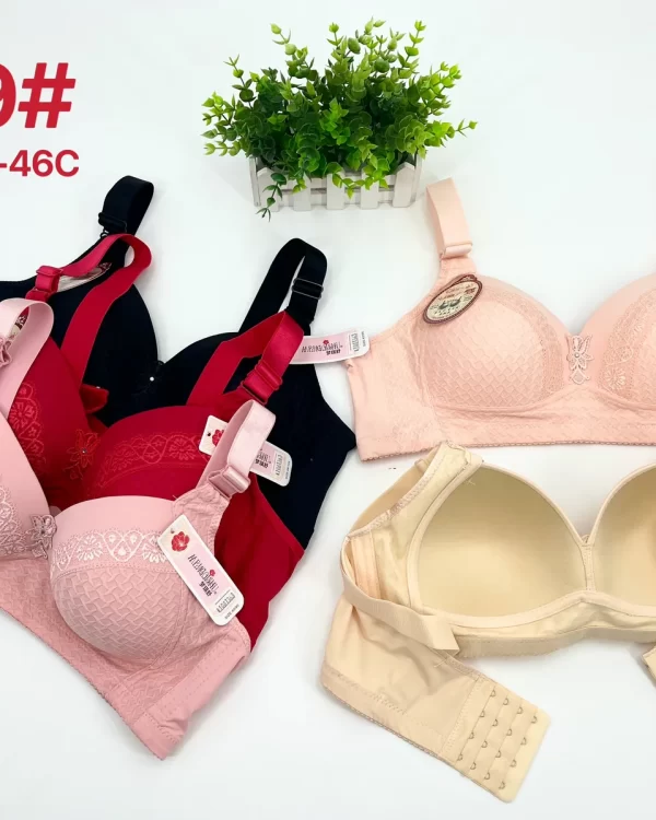 Wholesale Plus Size Lace Trim Bra C Cup (929) - China lingerie manufacturer & supplier