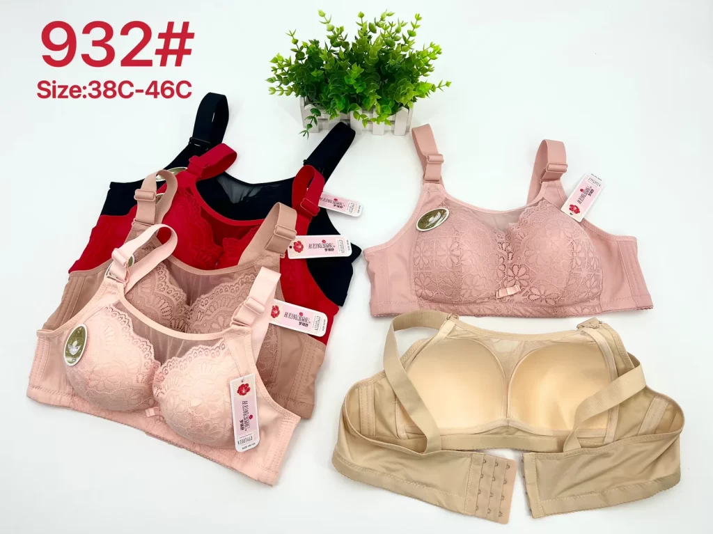 Wholesale Plus Size Bandeau Bra C Cup (932) - China lingerie manufacturer & supplier