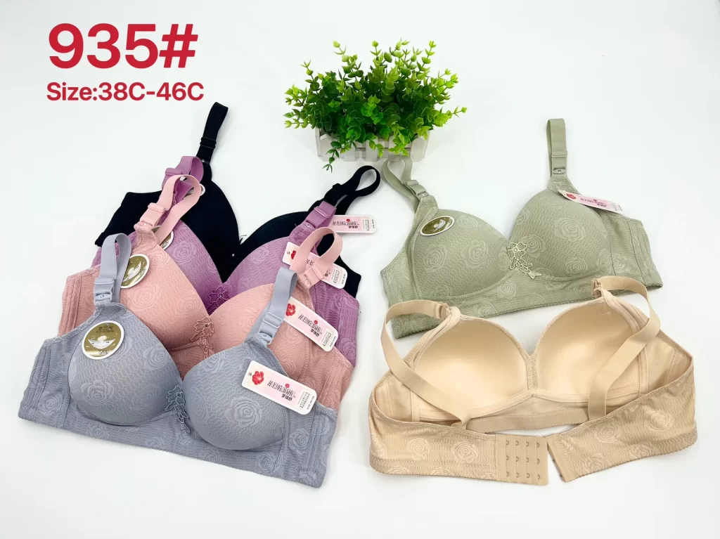 Wholesale Plus Size Lace Trim Bra C Cup (935) - China lingerie manufacturer & supplier