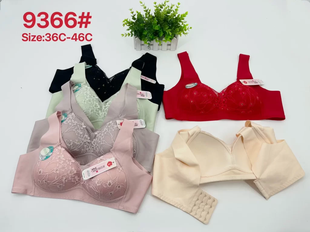Wholesale Plus Size Lace Trim Bra C Cup (9366) - China lingerie manufacturer & supplier