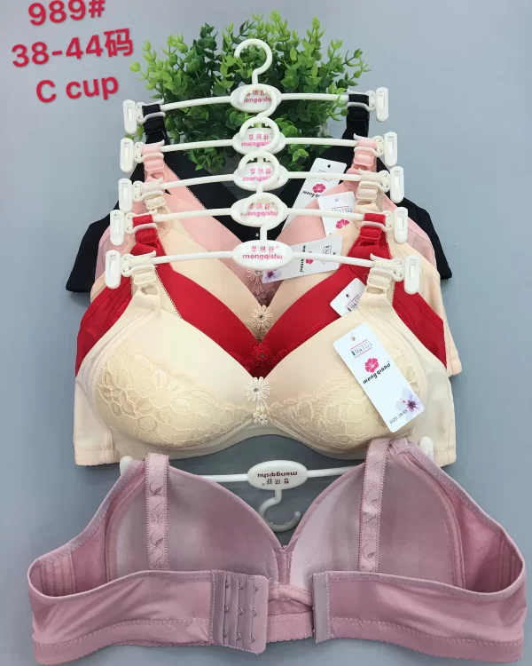Wholesale Plus Size bra C cup model 989 from factory 164 - China lingerie manufacturer & supplier