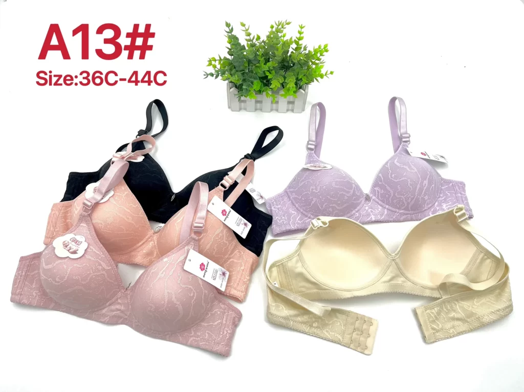 Wholesale Plus Size Lace Trim Bra C Cup (A13) - China lingerie manufacturer & supplier