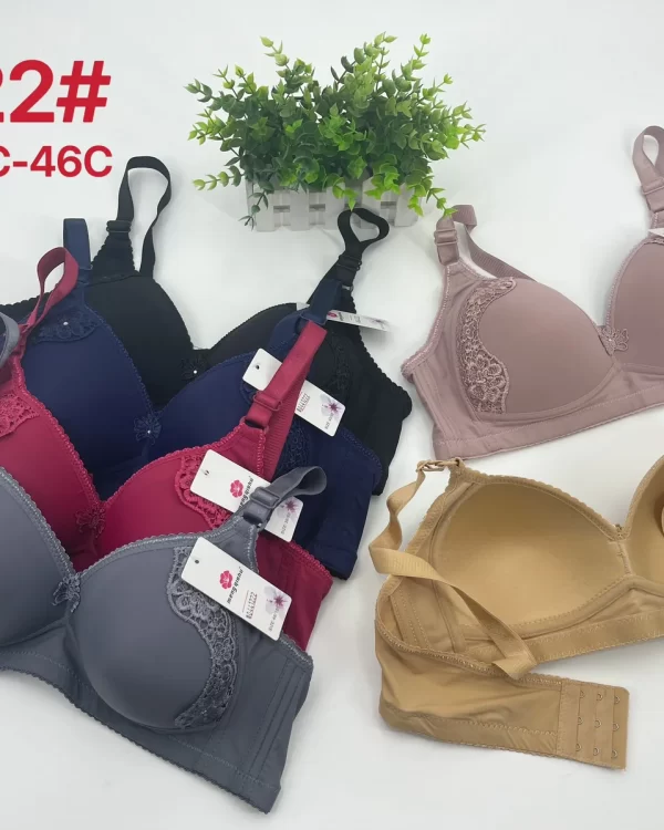 Wholesale Plus Size Lace Trim Bra C Cup (A222) - China lingerie manufacturer & supplier