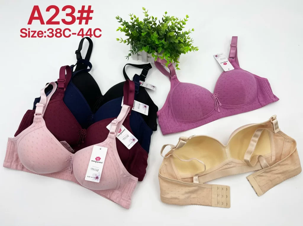 Wholesale Plus Size Polka Dot Bra C Cup (A23) - China lingerie manufacturer & supplier