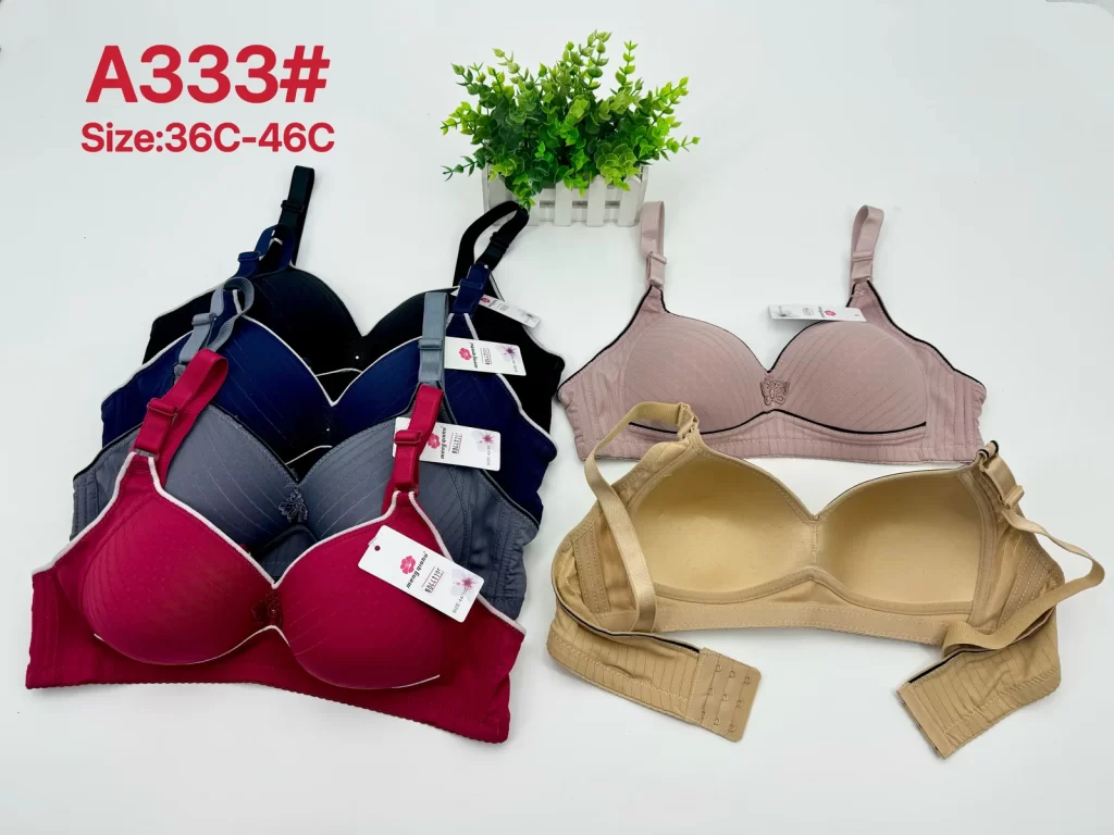 Wholesale Plus Size bra C cup model A333 from factory 044 - China lingerie manufacturer & supplier