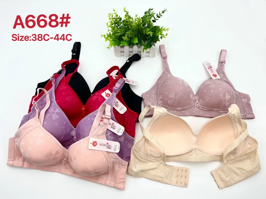 Wholesale Plus Size Jacquard Bra C Cup (A668) - China lingerie manufacturer & supplier