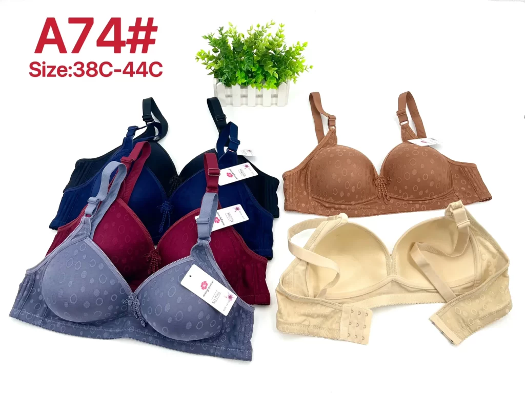 Wholesale Plus Size Jacquard Bra C Cup (A74) - China lingerie manufacturer & supplier
