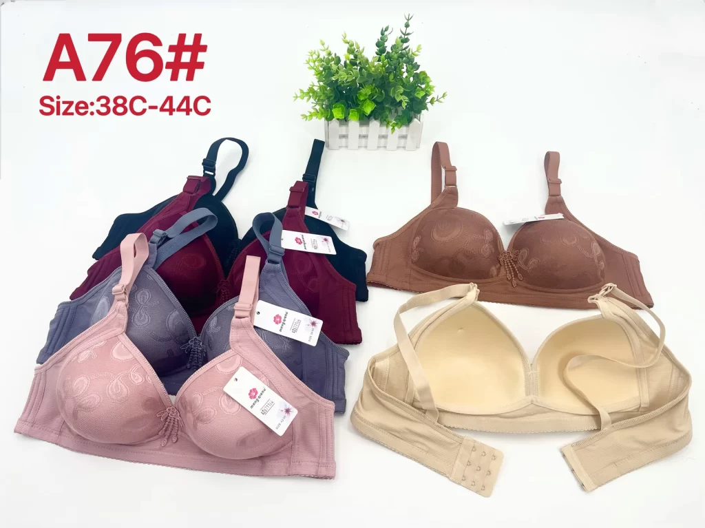 Wholesale Plus Size Jacquard Bra C Cup (A76) - China lingerie manufacturer & supplier