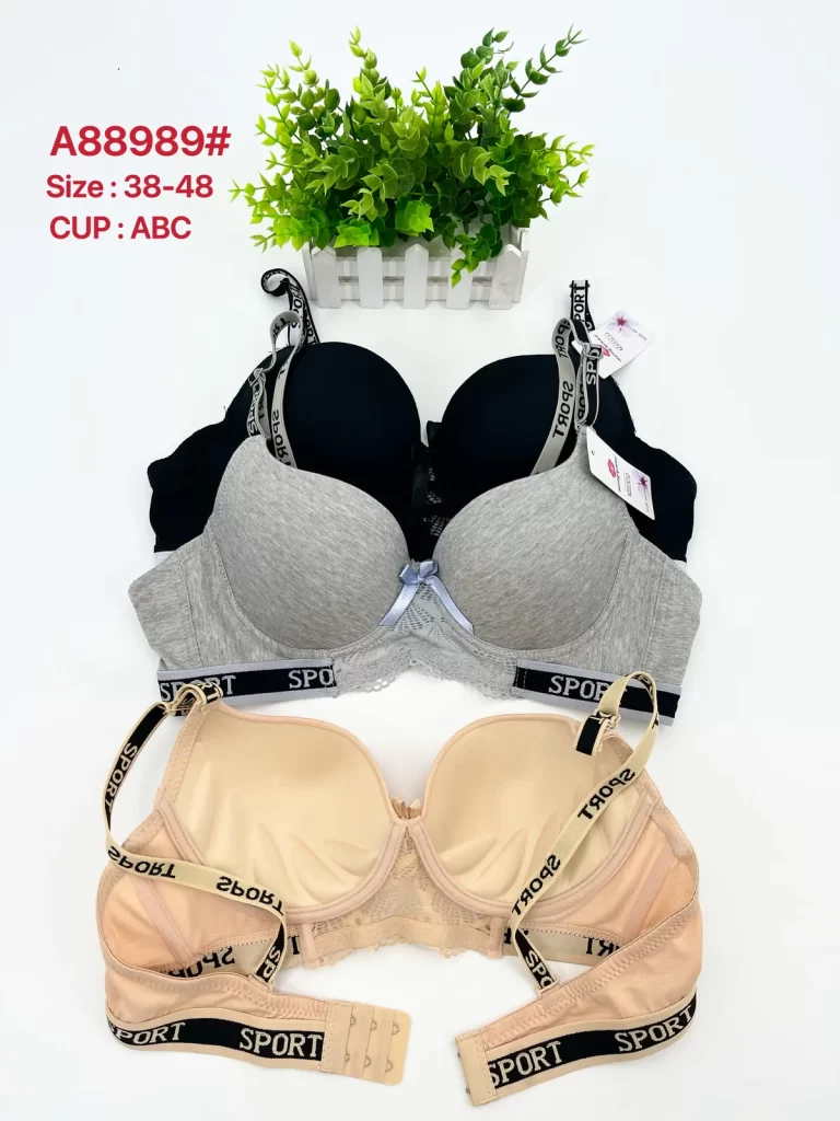 Wholesale Plus Size bra C cup model A88989 from factory 289 - China lingerie manufacturer & supplier