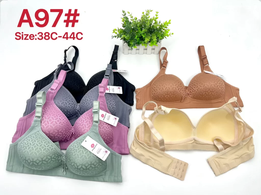 Wholesale Plus Size Jacquard Bra C Cup (A97) - China lingerie manufacturer & supplier