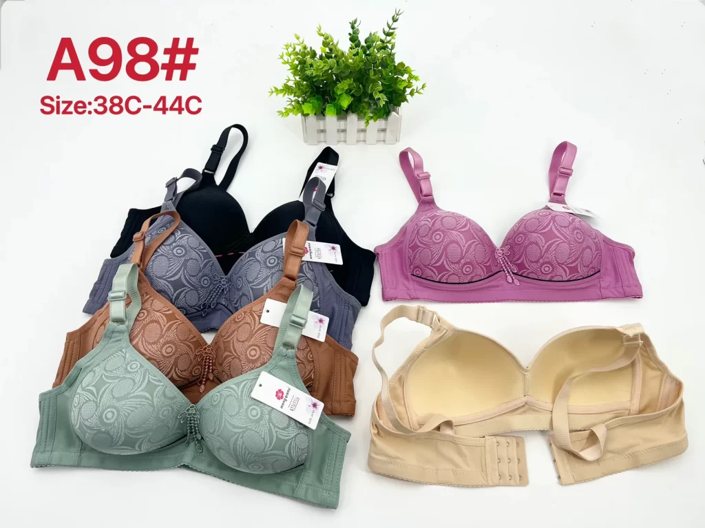 Wholesale Plus Size Jacquard Bra C Cup (A98) - China lingerie manufacturer & supplier