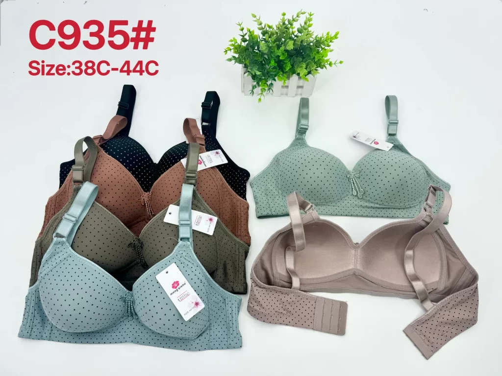 Wholesale Plus Size Polka Dot Bra C Cup (C935) - China lingerie manufacturer & supplier