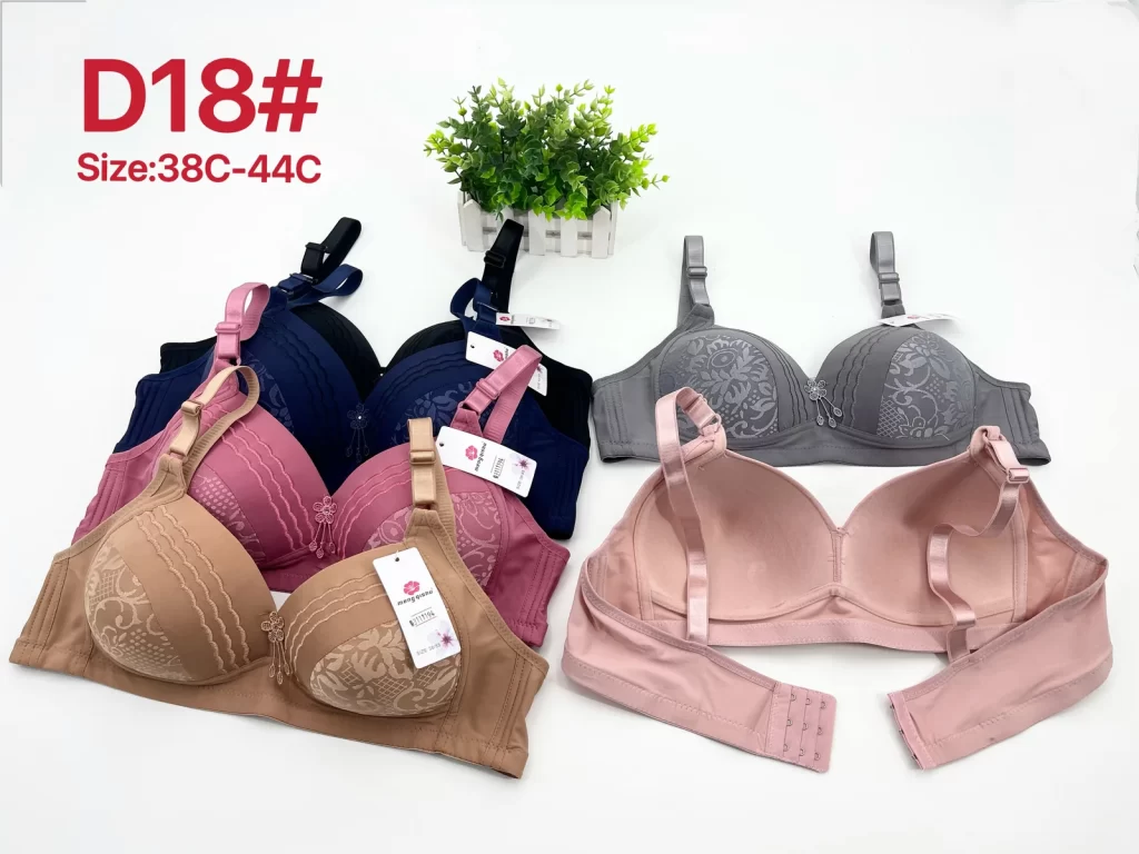 Wholesale Plus Size Lace Trim Bra C Cup (D18) - China lingerie manufacturer & supplier