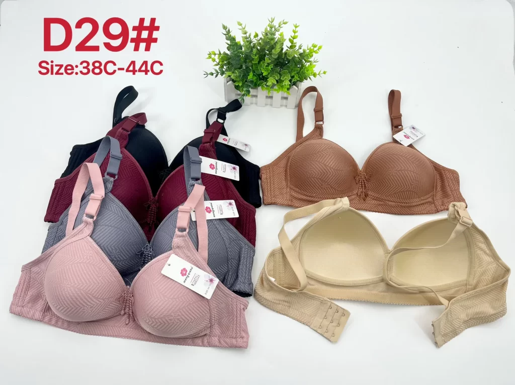 Wholesale Plus Size Jacquard Bra C Cup (D29) - China lingerie manufacturer & supplier