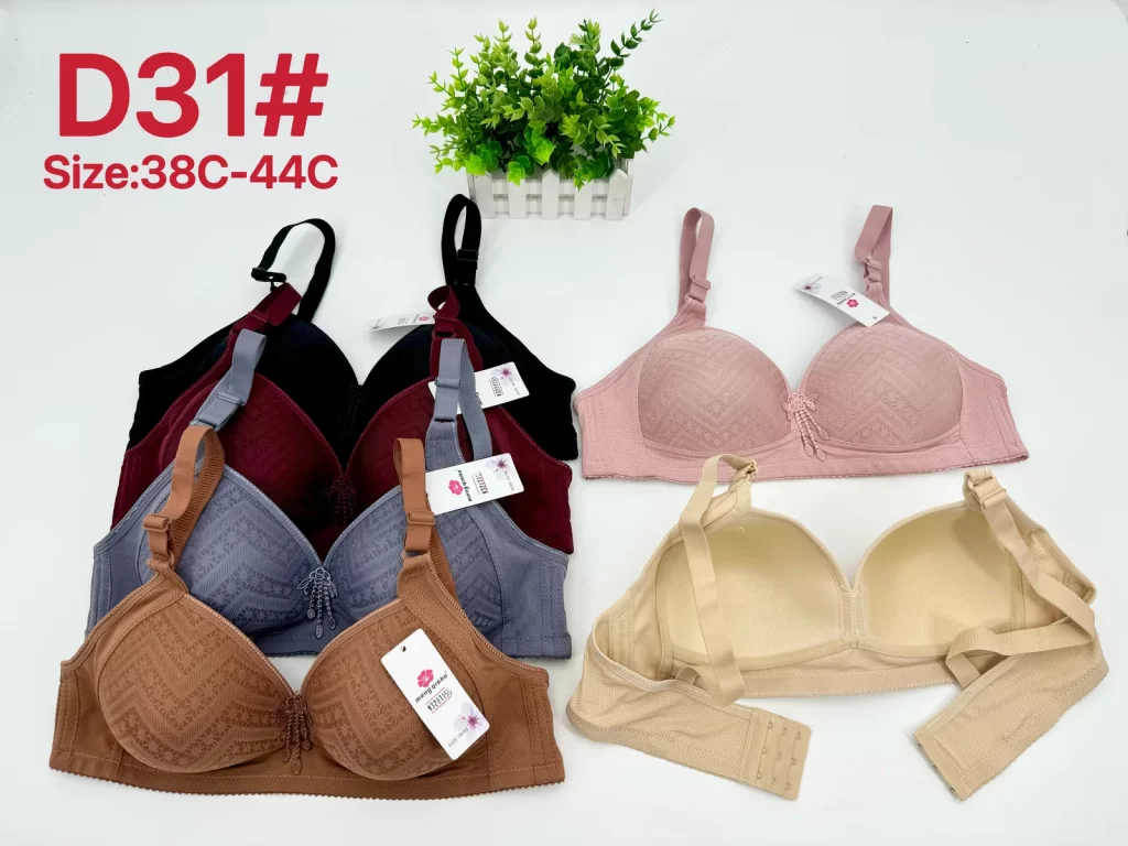 Wholesale Plus Size Jacquard Bra C Cup (D31) - China lingerie manufacturer & supplier