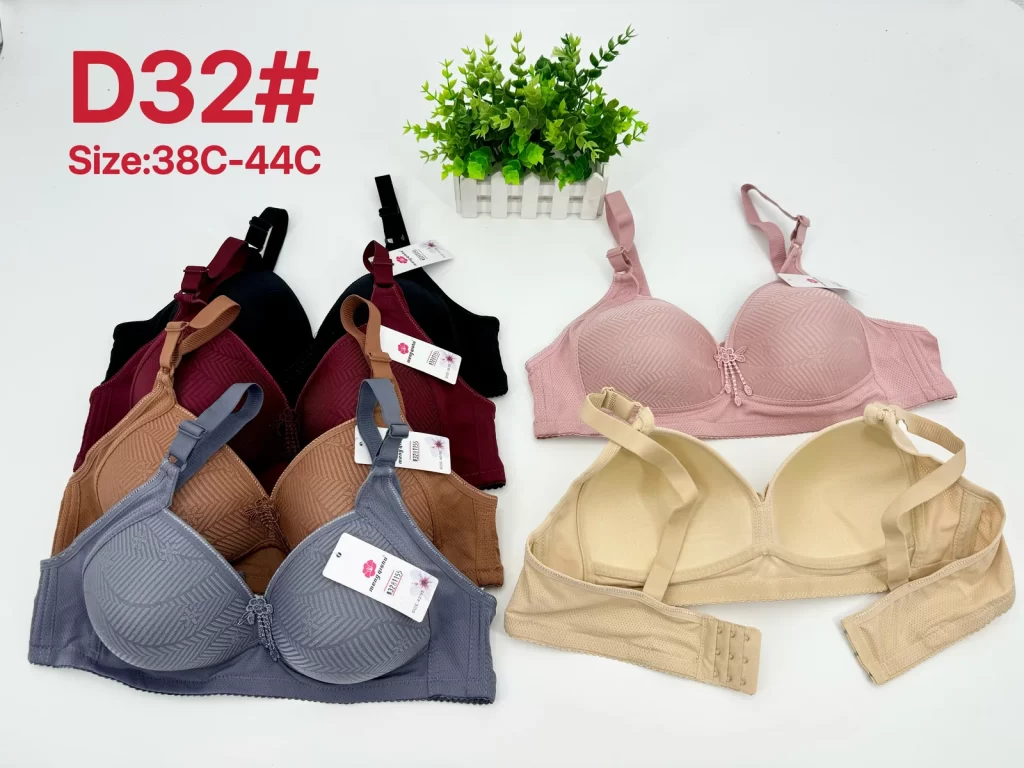 Wholesale Plus Size Jacquard Bra C Cup (D32) - China lingerie manufacturer & supplier