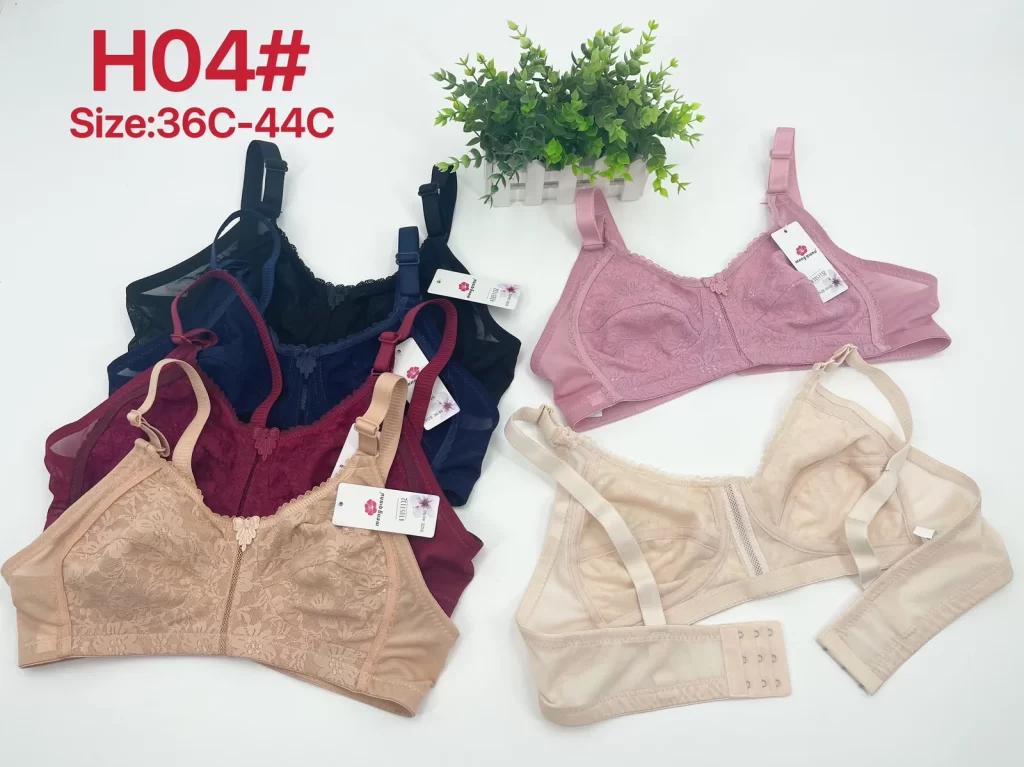 Wholesale Plus Size Lace Trim Bra C Cup (H04) - China lingerie manufacturer & supplier