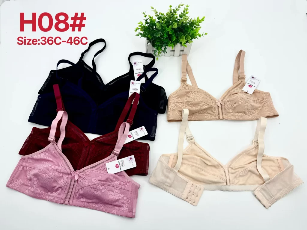Wholesale Plus Size Lace Trim Bra C Cup (H08) - China lingerie manufacturer & supplier