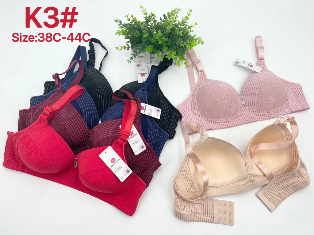 Wholesale Plus Size Striped Bra C Cup (K3) - China lingerie manufacturer & supplier