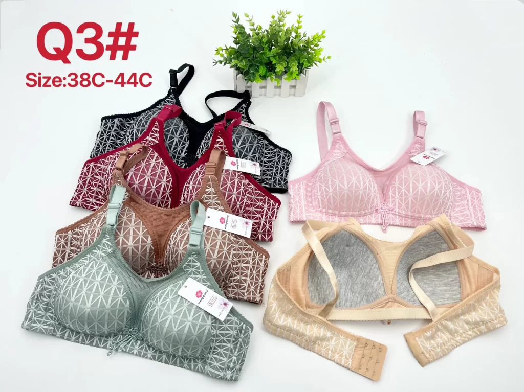 Wholesale Plus Size bra C cup model Q3 from factory 243 - China lingerie manufacturer & supplier