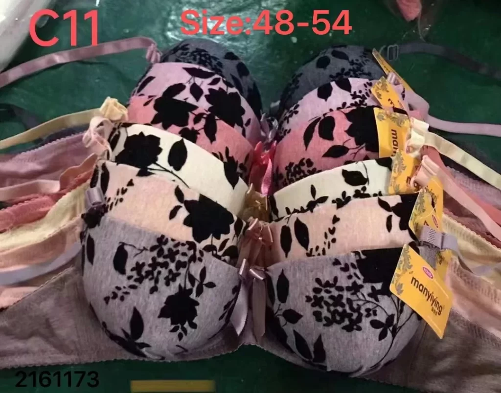 Wholesale Plus Size Floral Print Bra (C11) - China lingerie manufacturer & supplier