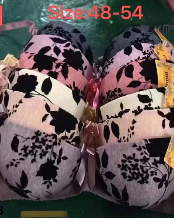 Wholesale Plus Size Floral Print Bra (C11) - China lingerie manufacturer & supplier