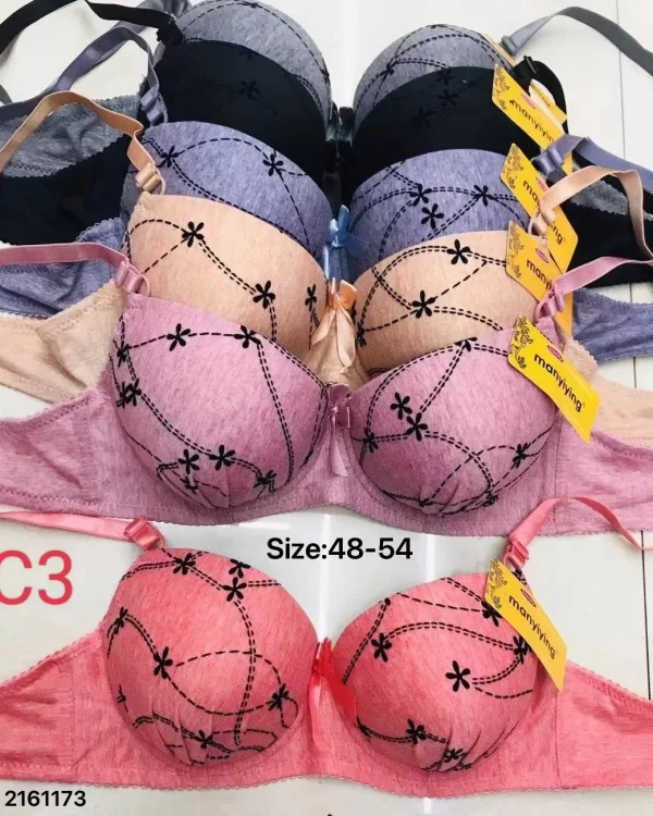 Wholesale Plus Size Floral Print Bra (C3) - China lingerie manufacturer & supplier