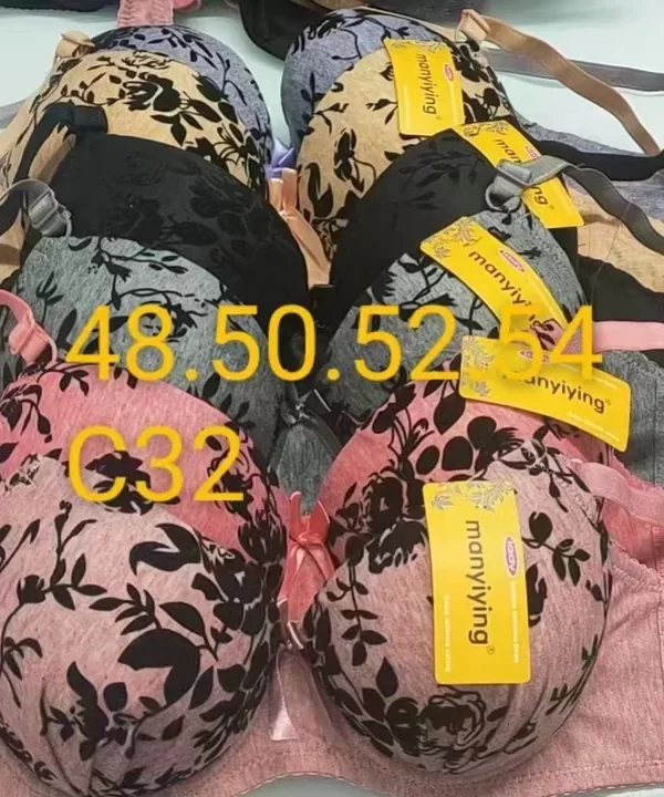 Wholesale Plus Size Floral Print Bra (C32) - China lingerie manufacturer & supplier