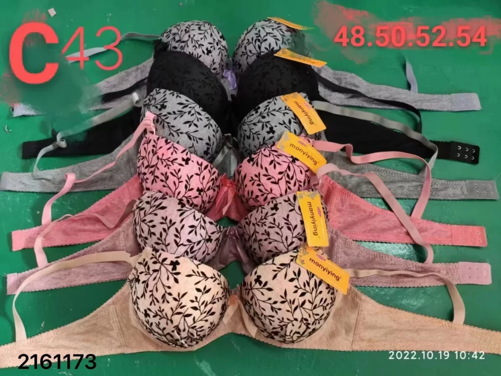 Wholesale Plus Size Floral Print Bra (C43) - China lingerie manufacturer & supplier