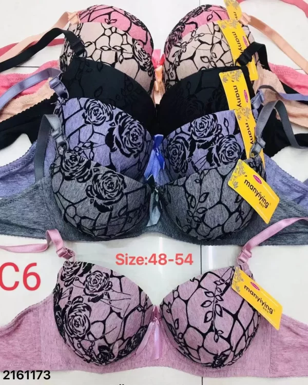 Wholesale Plus Size Floral Print Bra (C6) - China lingerie manufacturer & supplier