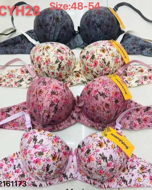 Wholesale Plus Size Floral Print Bra (CYH28) - China lingerie manufacturer & supplier
