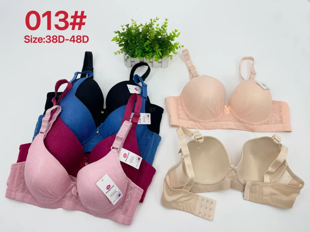 Wholesale Plus Size Lace Trim Bra D Cup (013) - China lingerie manufacturer & supplier