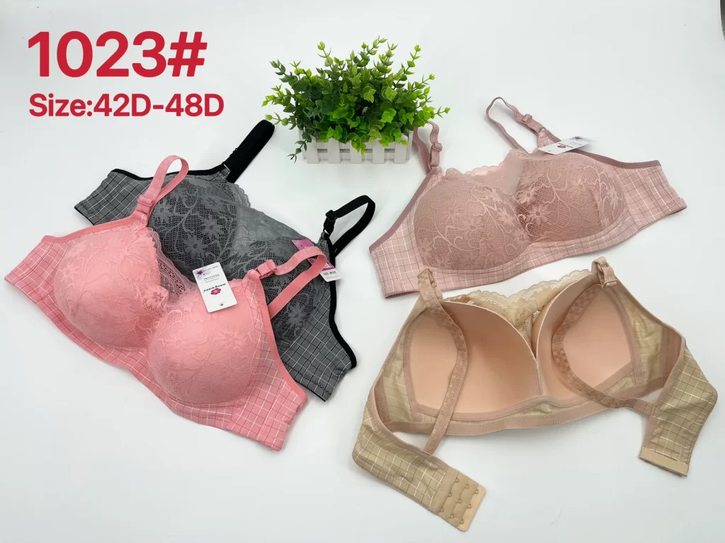 Wholesale Plus Size Bandeau Bra D Cup (1023) - China lingerie manufacturer & supplier