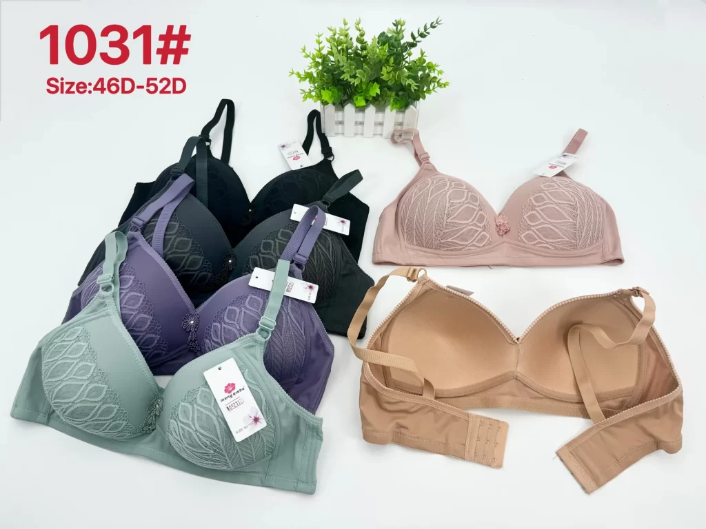 Wholesale Plus Size Lace Trim Bra D Cup (1031) - China lingerie manufacturer & supplier