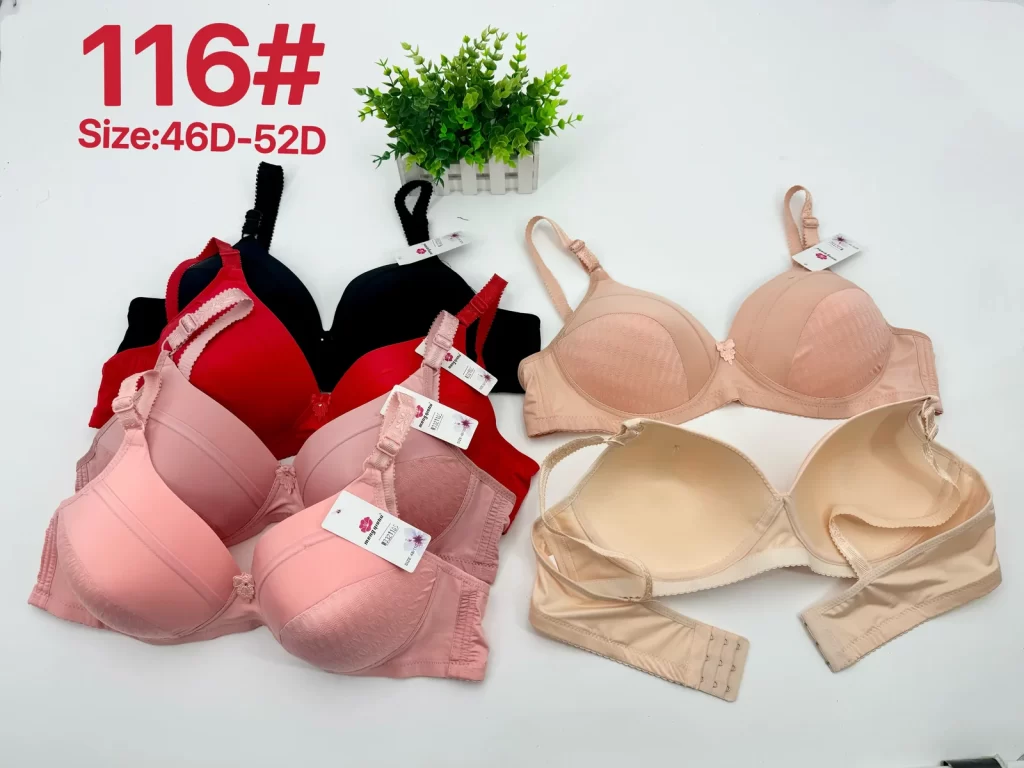 Wholesale Plus Size Lace Trim Bra D Cup (116) - China lingerie manufacturer & supplier