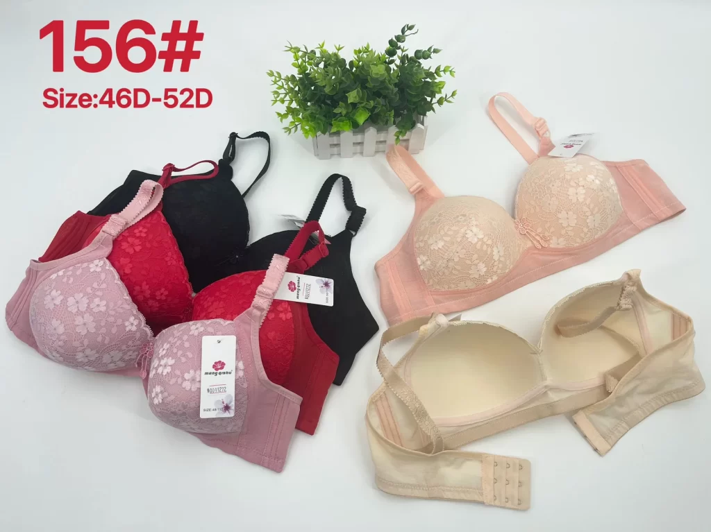 Wholesale Plus Size Lace Trim Bra D Cup (156) - China lingerie manufacturer & supplier