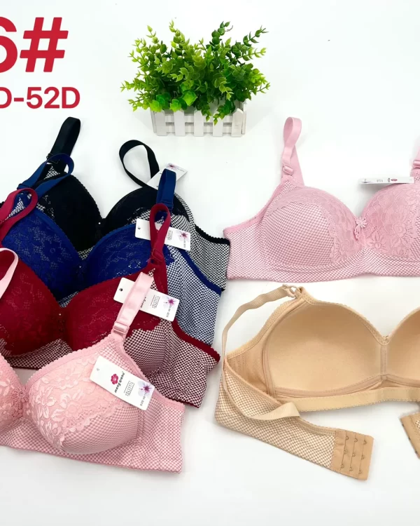 Wholesale Plus Size Lace Trim Bra D Cup (186) - China lingerie manufacturer & supplier