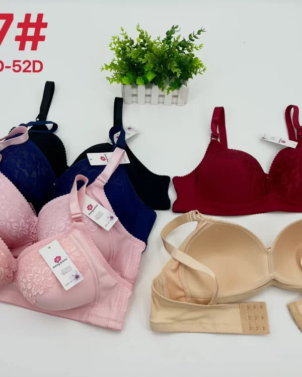 Wholesale Plus Size Lace Trim Bra D Cup (187) - China lingerie manufacturer & supplier
