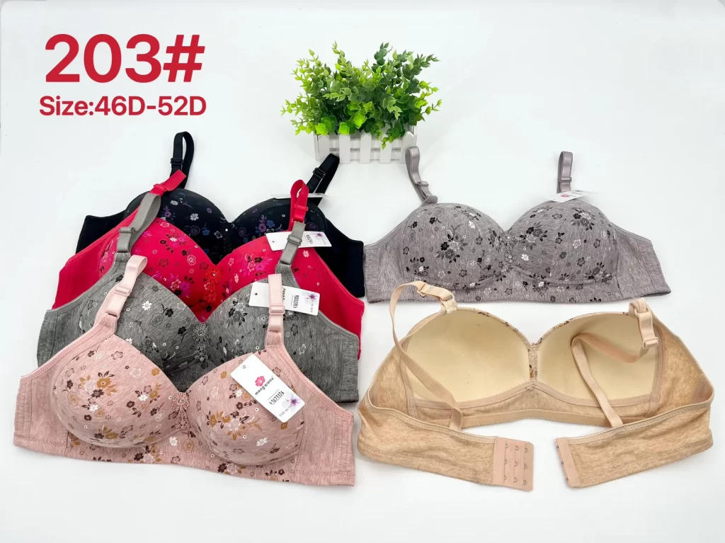 Wholesale Plus Size bra D cup model 203 from factory 167 - China lingerie manufacturer & supplier