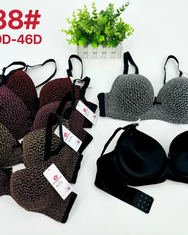 Wholesale Plus Size Leopard Bra D Cup (2038) - China lingerie manufacturer & supplier