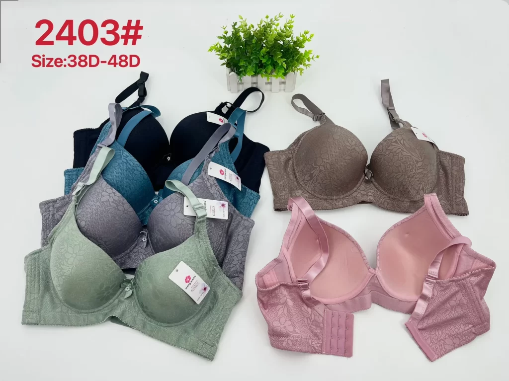 Wholesale Plus Size Jacquard Bra D Cup (2403) - China lingerie manufacturer & supplier