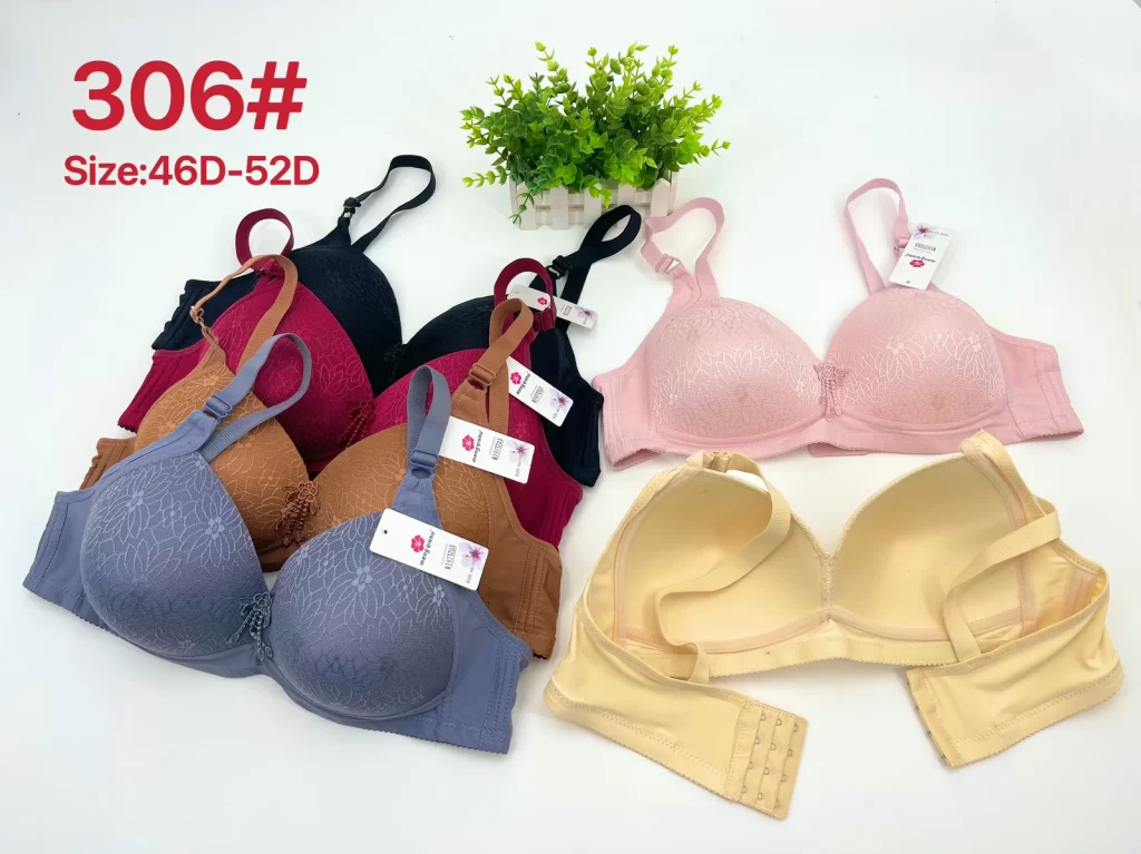 Wholesale Plus Size Lace Trim Bra D Cup (306) - China lingerie manufacturer & supplier