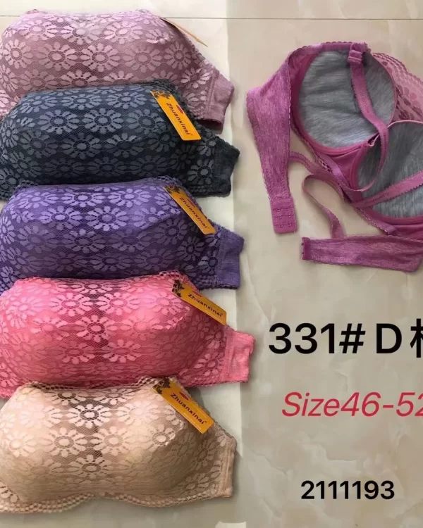 Wholesale Plus Size Bandeau Bra D Cup (331) - China lingerie manufacturer & supplier