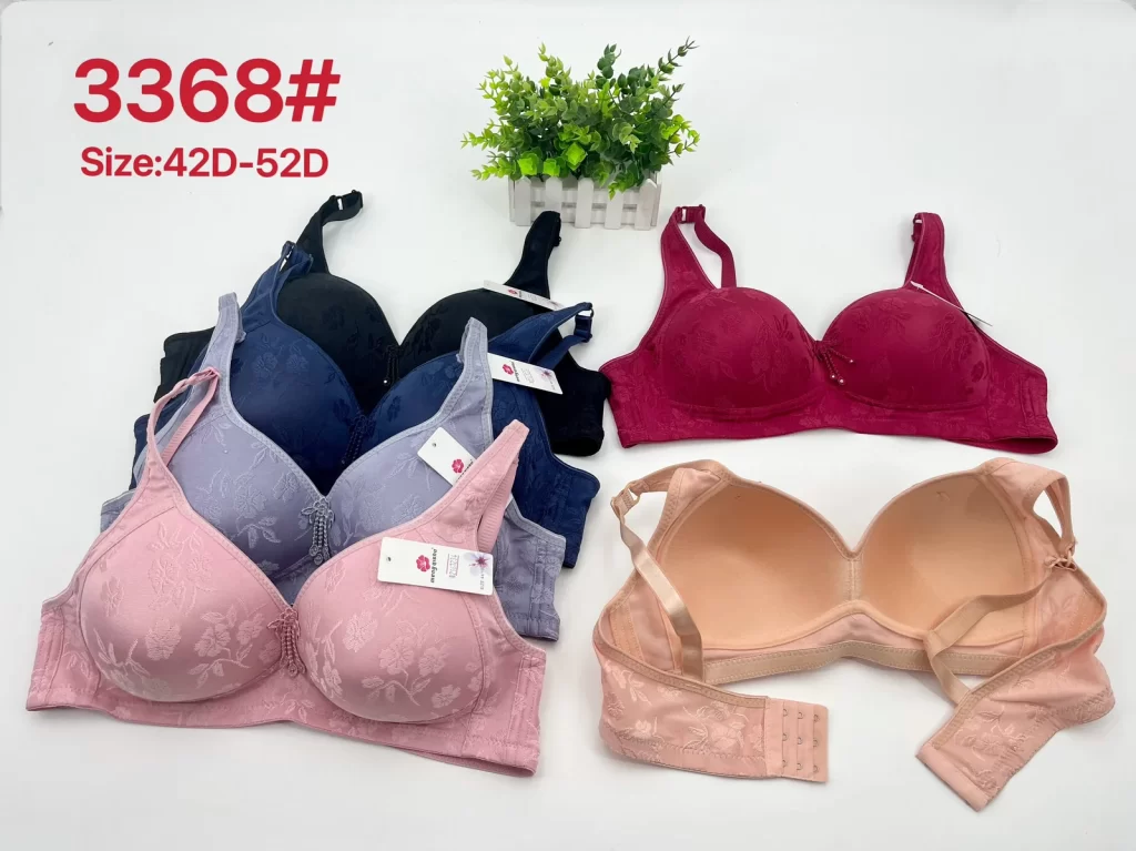 Wholesale Plus Size Jacquard Bra D Cup (3368) - China lingerie manufacturer & supplier