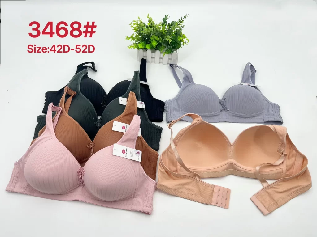 Wholesale Plus Size Striped Bra D Cup (3468) - China lingerie manufacturer & supplier